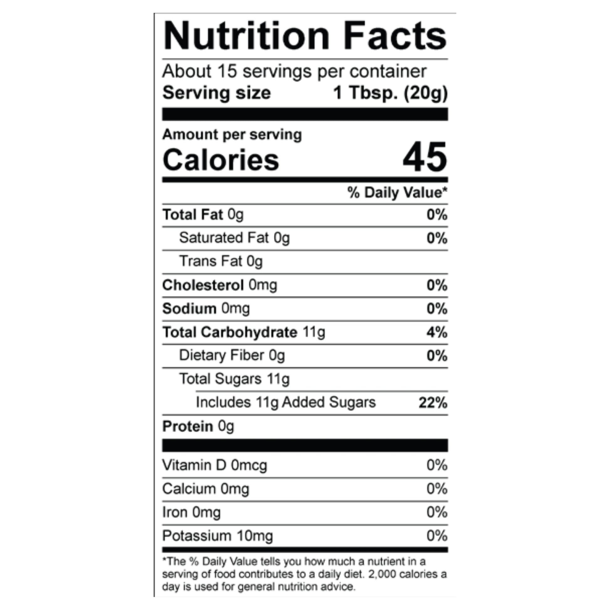 Cactus Sangria Jelly Nutrition