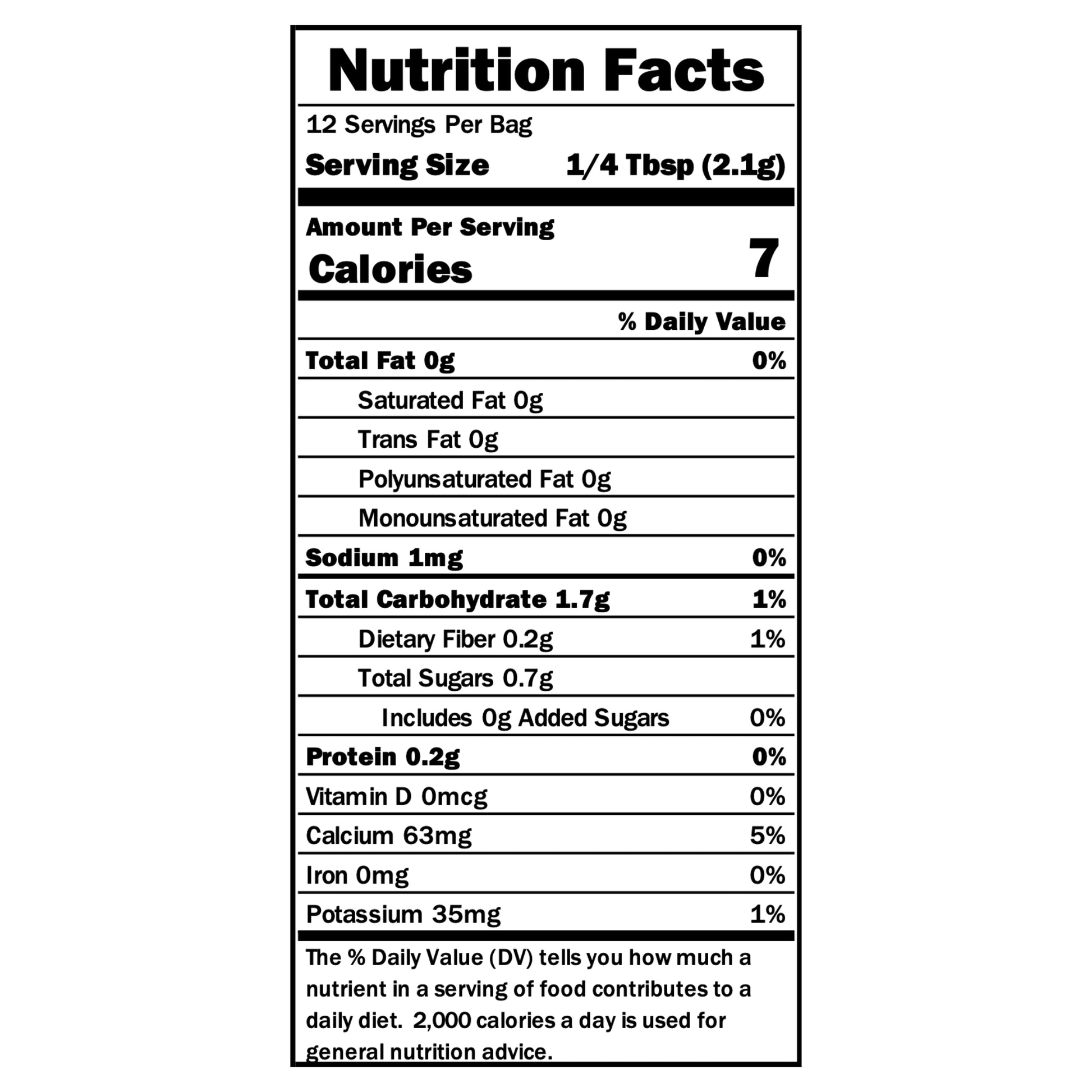 Crunchy Onion Garlic Dip Nutrition